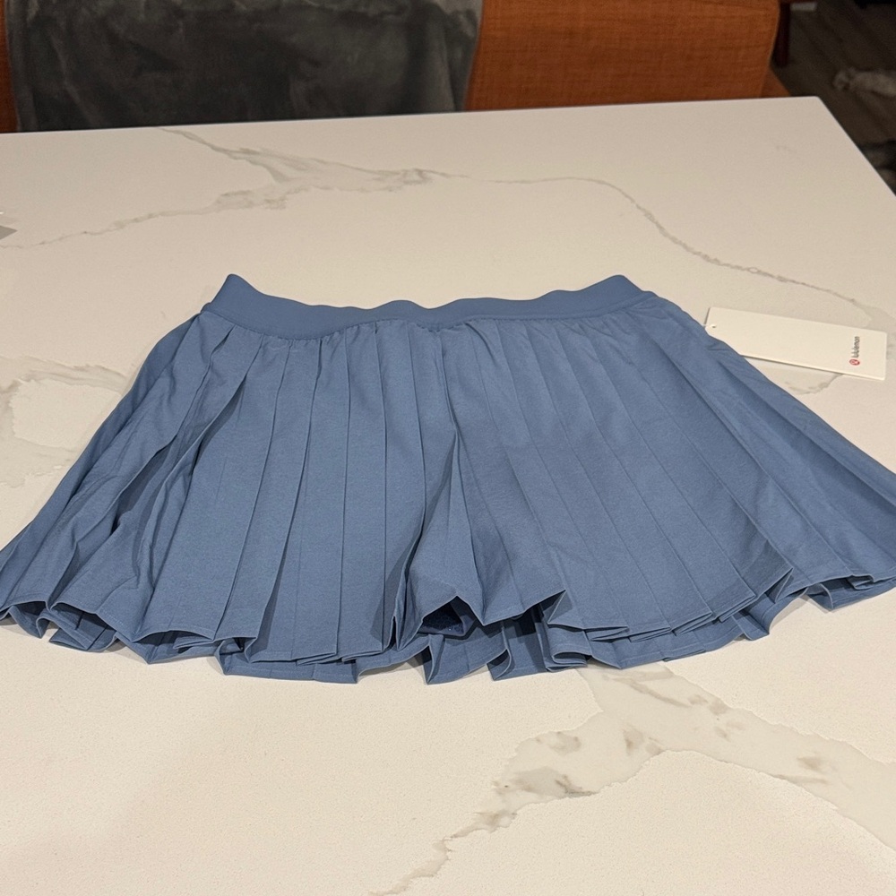 Lululemon Athletica Blue Pleated Skirt